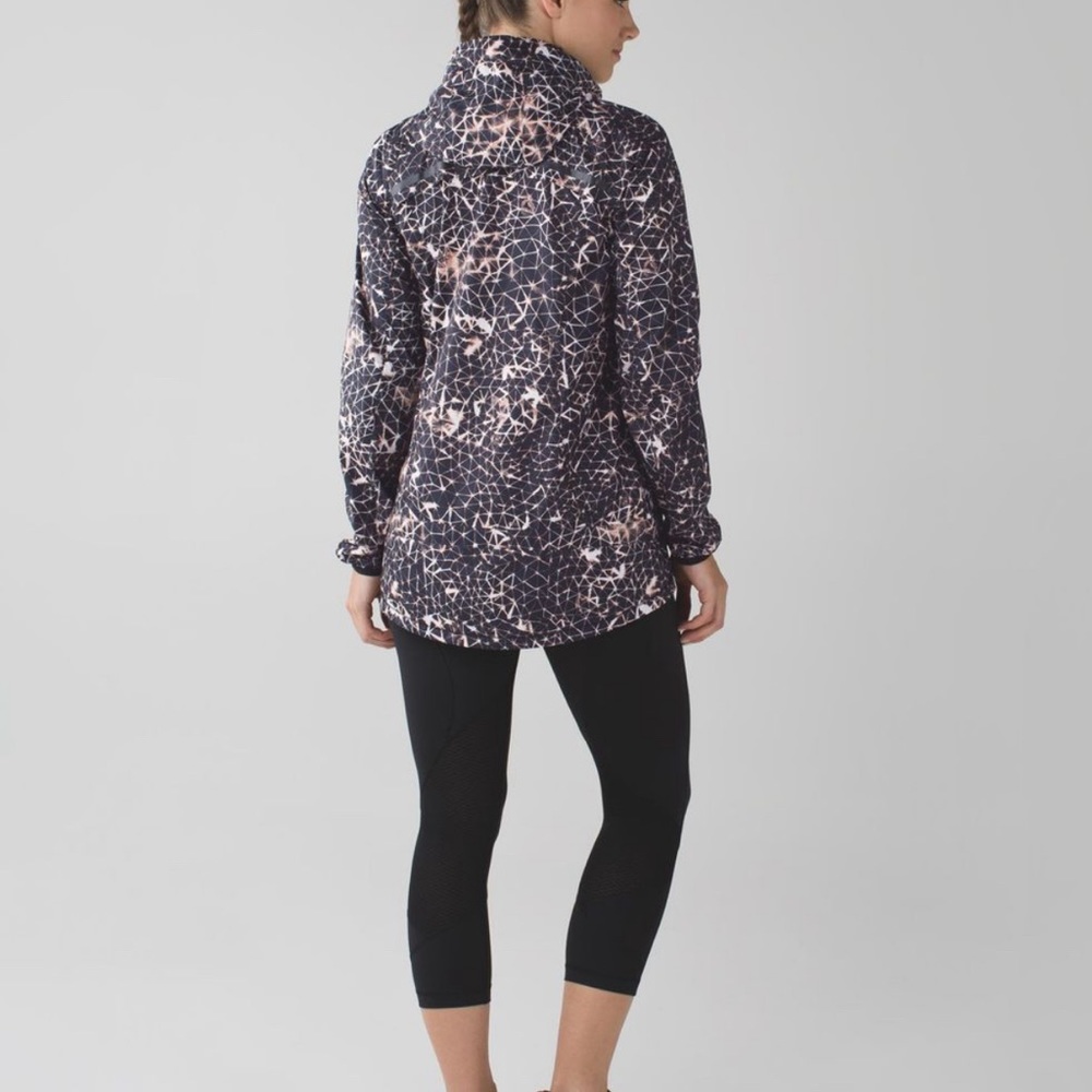 Lululemon Miss Misty II Lightweight Windbreak Coat/Jacket Sz10 Start Crushed